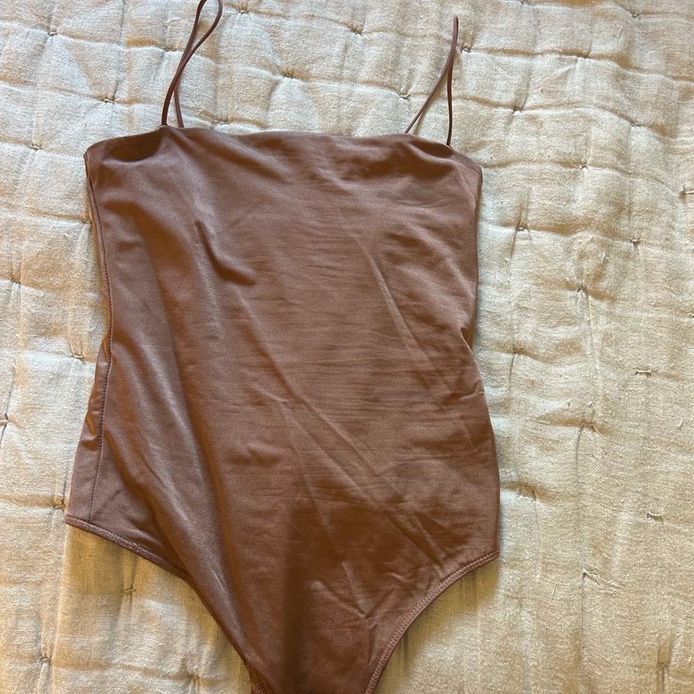 Abercrombie & Fitch Tan Bodysuit